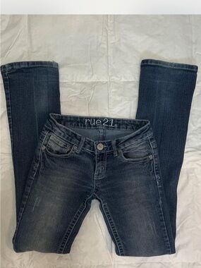Rue21 Women's Dark Grey/Black Skinny Jeans